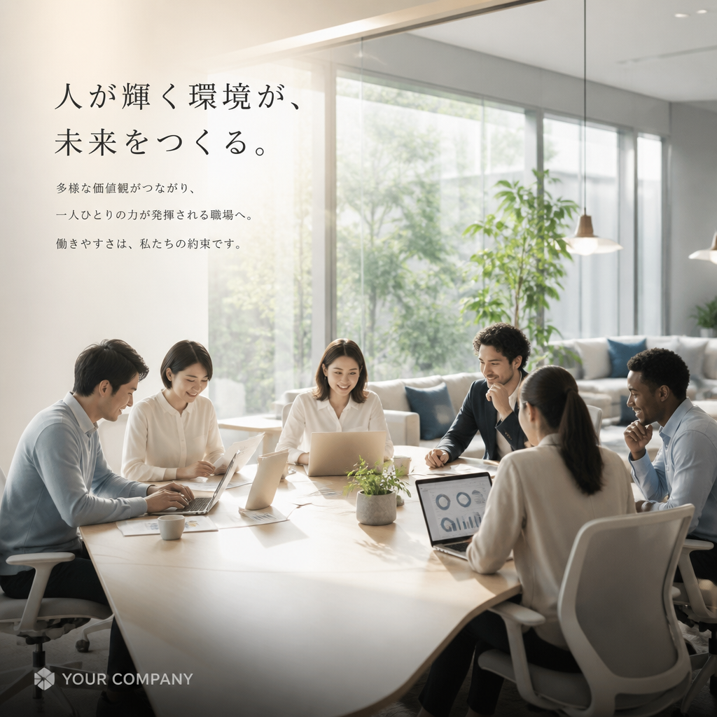 商品広告 × 求人用画像