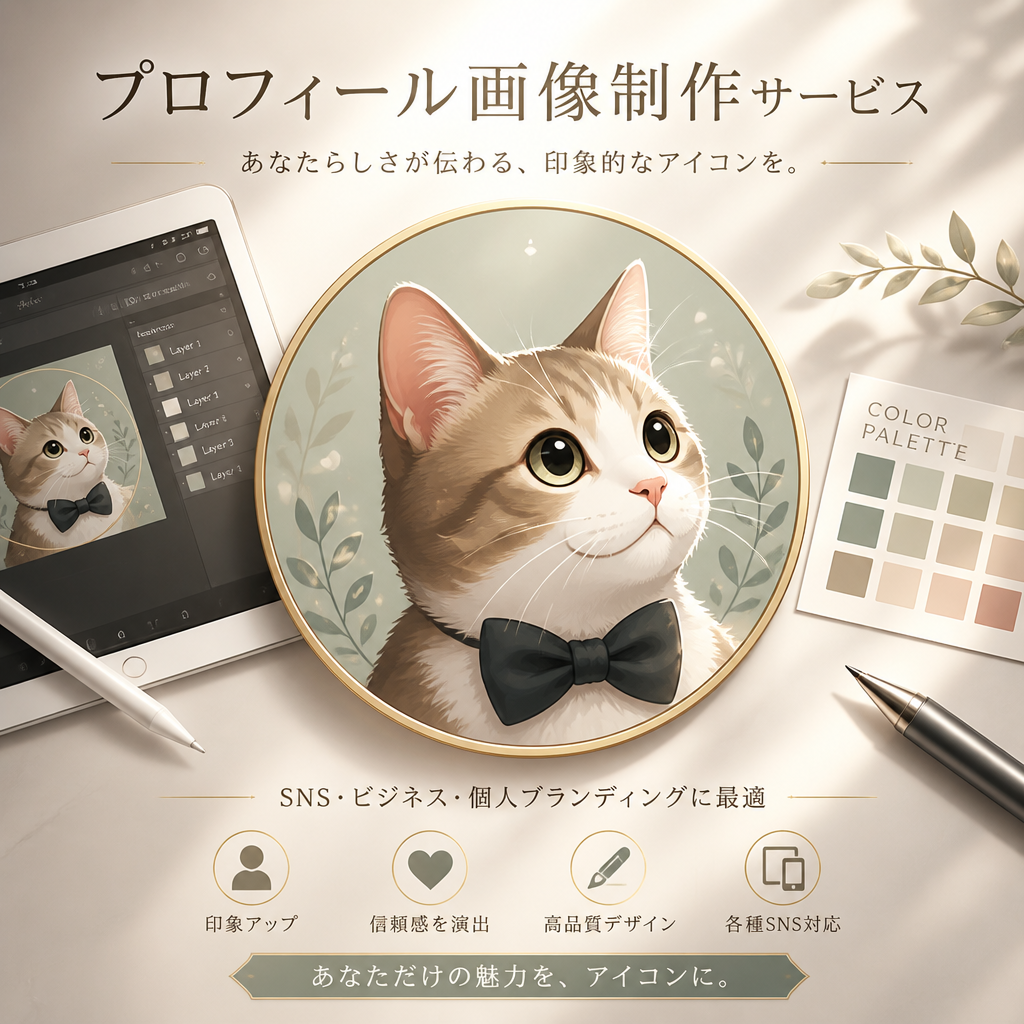 商品広告 × プロフィール画