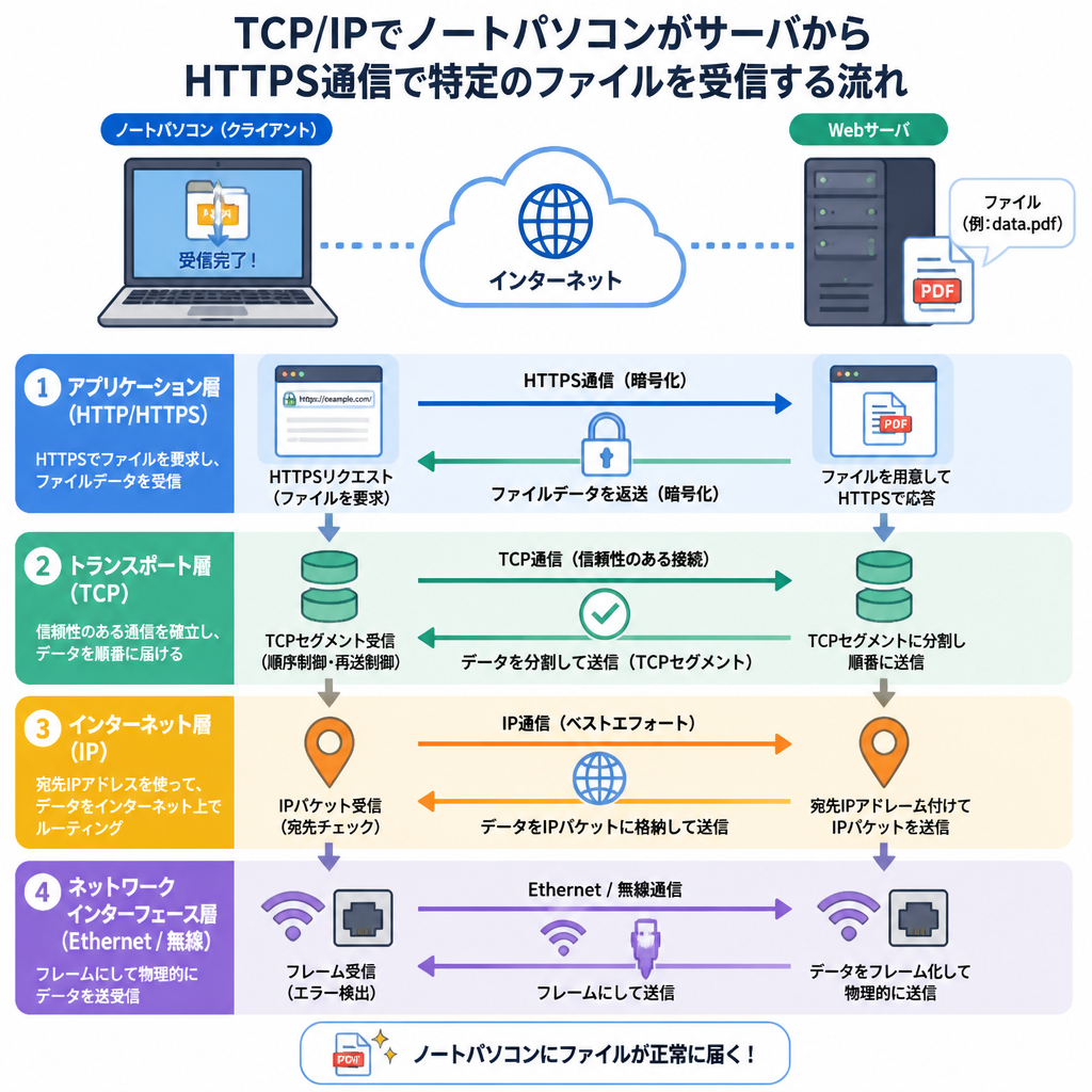 フラットベクター × 説明図(長)