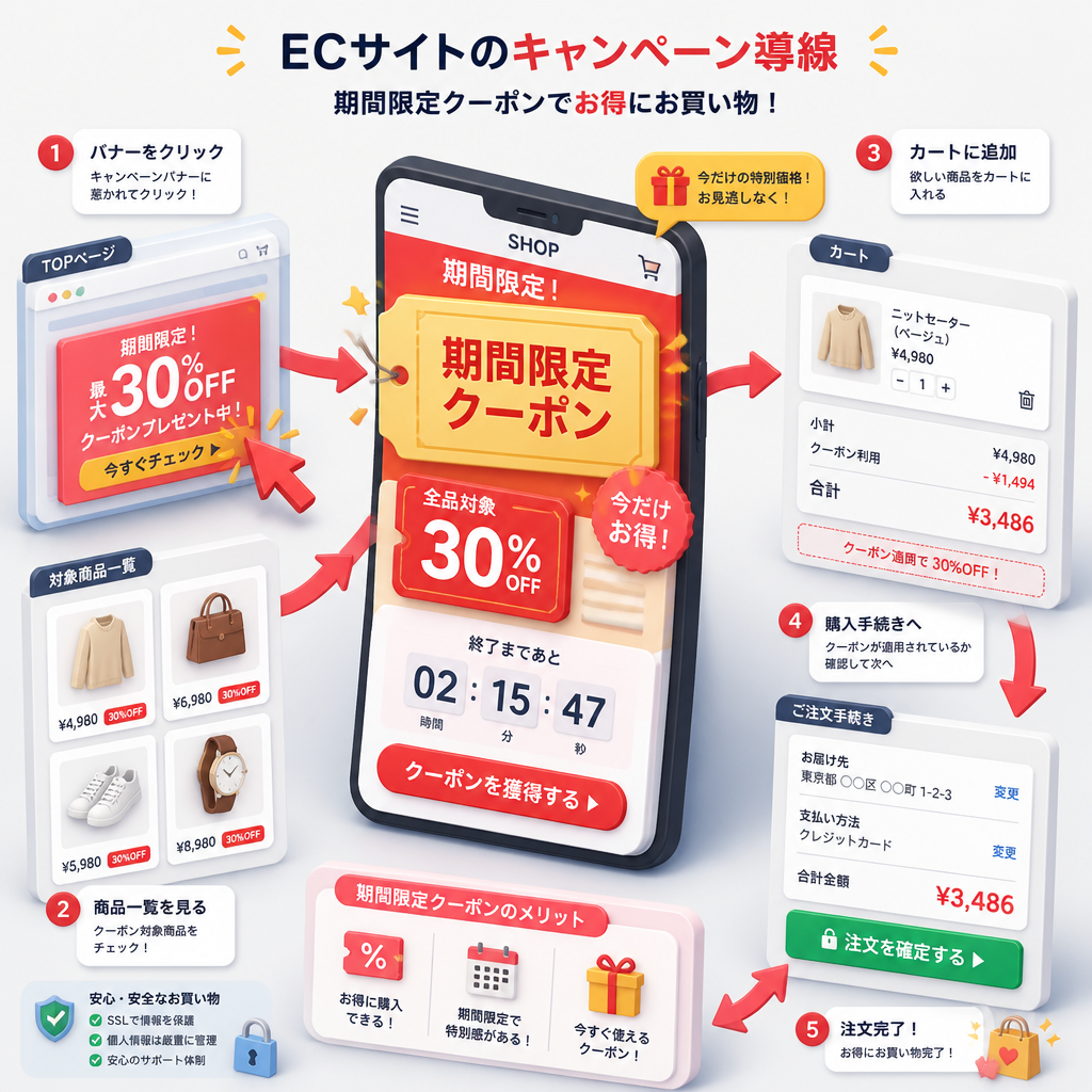 3D図解 × 期間限定クーポン