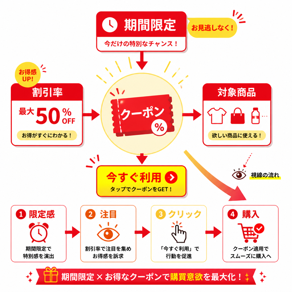 概念図 × 期間限定クーポン