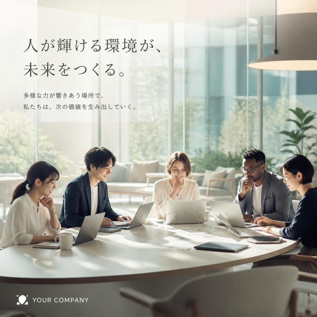商品広告 × 求人用画像