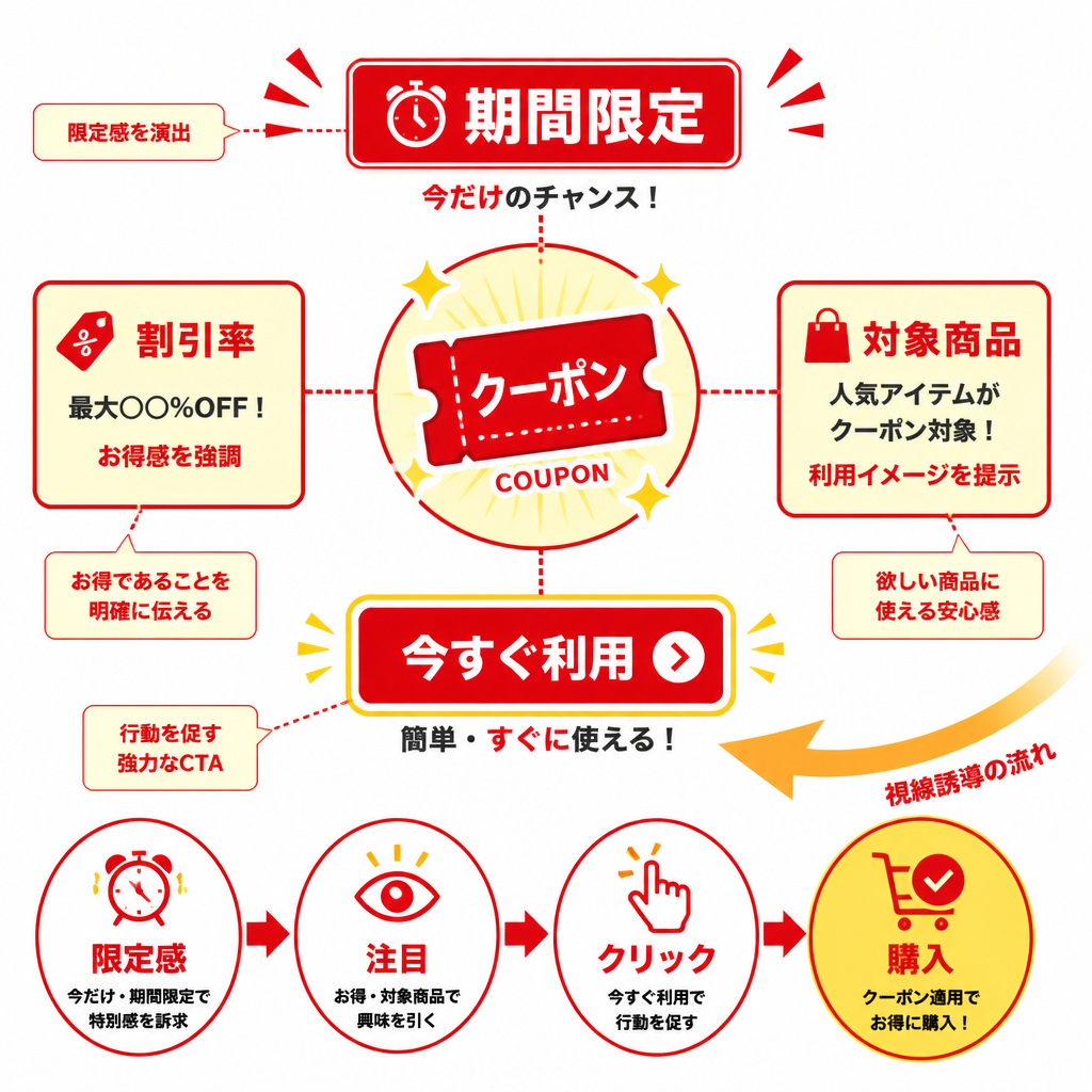 概念図 × 期間限定クーポン